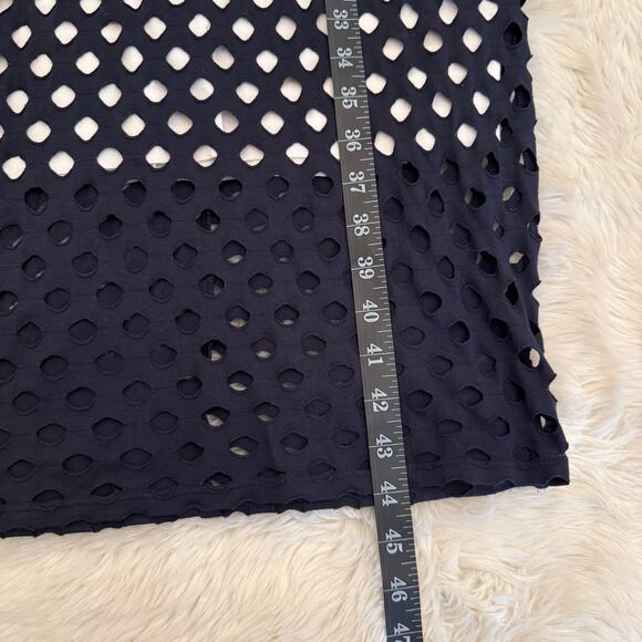 Bailey 44 Blue Cut Out Sleeveless Sheath Dress Small - Picture 8 of 9